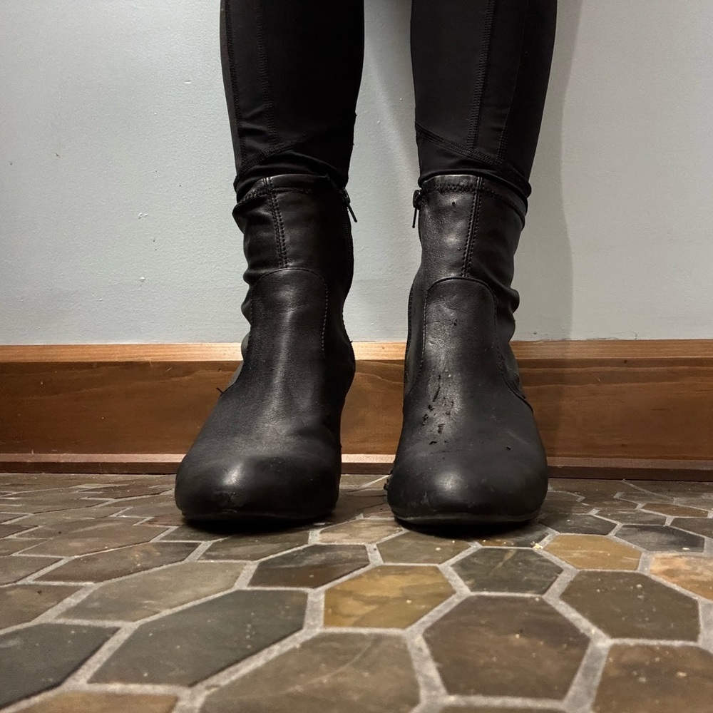 Sleek Black Ankle Boots for Women